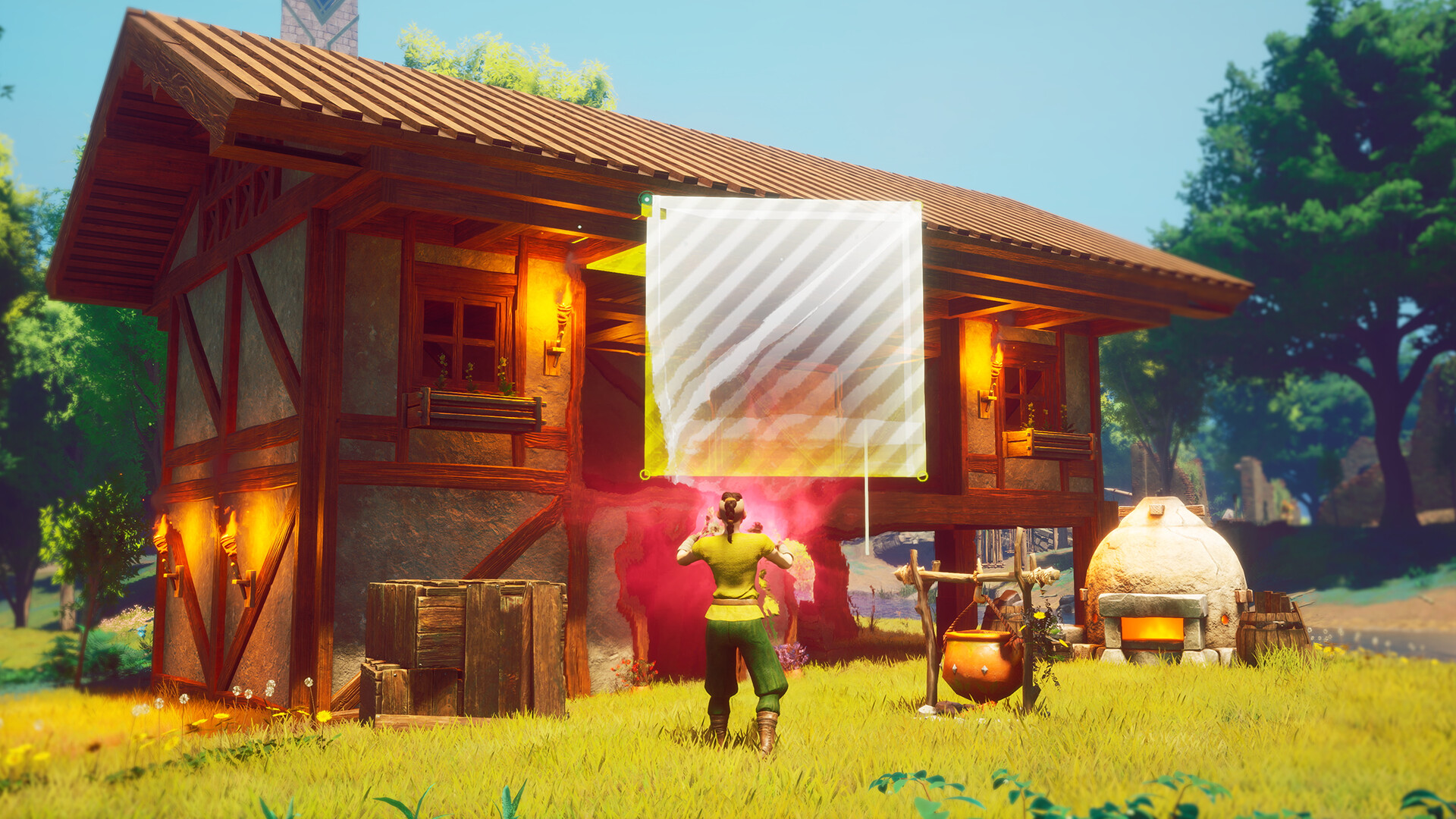 Mort, pierres tombales et PvP dans RuneScape Dragonwilds : ne plus perdre son stuff en groupe